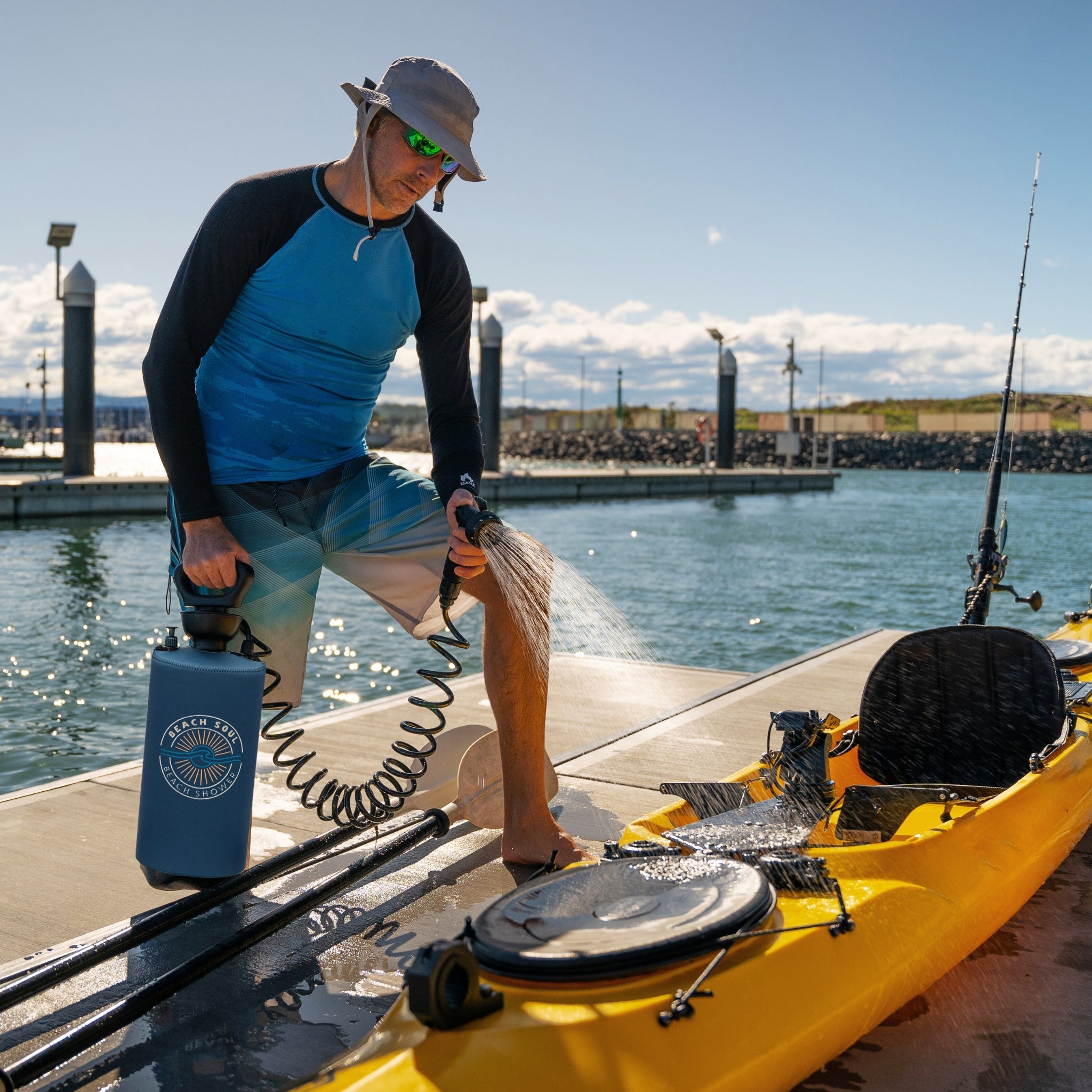 Portable Shower Ocean Rise 8L-2